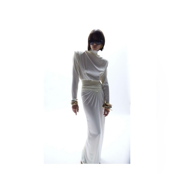 The New Arrivals Dresses & Skirts - 🤍THE NEW ARRIVALS- ILLKYAZ OZEL- Agnes Draped dress- NWT SIZE FR 36/US4